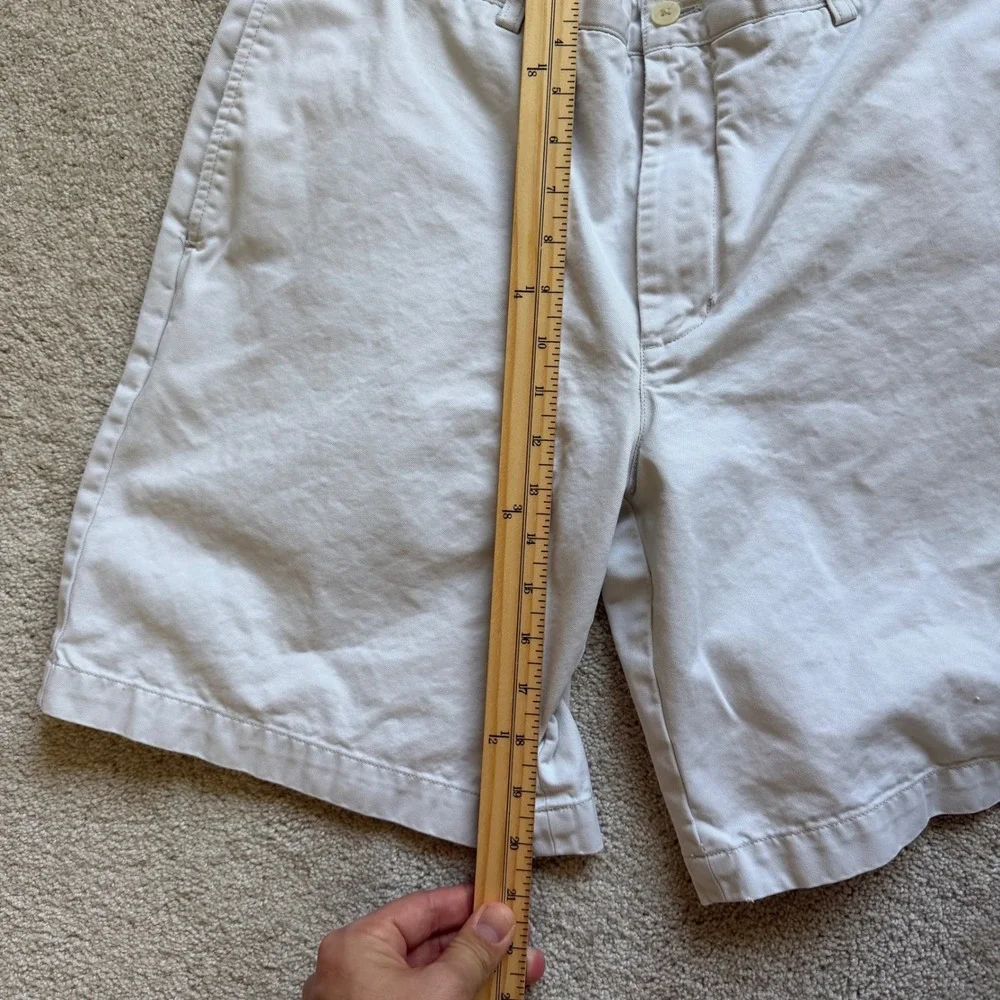 Vineyard Vines Mens Club Short Khaki Tan Cotton Twill Chino Shorts Size 34‎